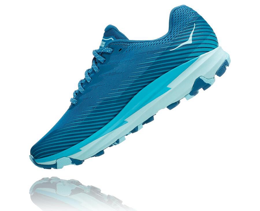 Hoka One One トレイルシューズ レディース 青 - トレント 2 - XO8395647